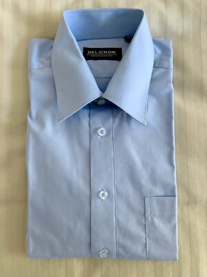 dress shirt 30 31 750 - White Laydown Collar Non-Pleated Dress Shirt