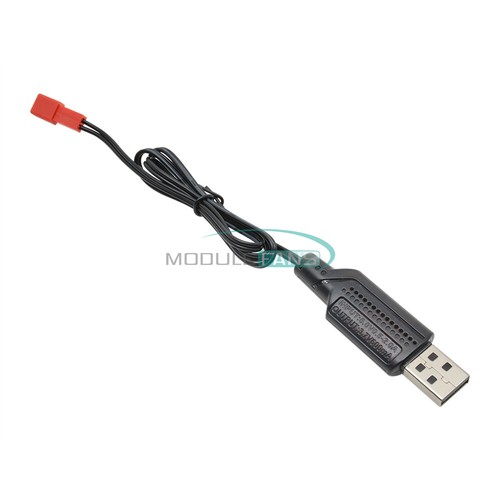 1S Lipo Li-ion Battery USB Cable Charger 3.7V 500mA Output Red JST Female Head - Picture 4 of 6
