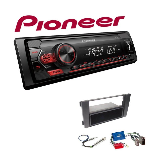 Pioneer 1-DIN Autoradio USB AUX Android Einbauset FüR Audi A6 Facelift OEM 2 DIN-image