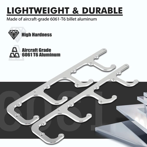 Billet Square Coils Valve Cover Mount Coil Brackets D581 12558693 For LS LS1 LS6 - Picture 2 of 15