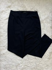 Talbots Hollywood Straight Leg Pants SZ 10 Blk Comfort Travel Dressy Career