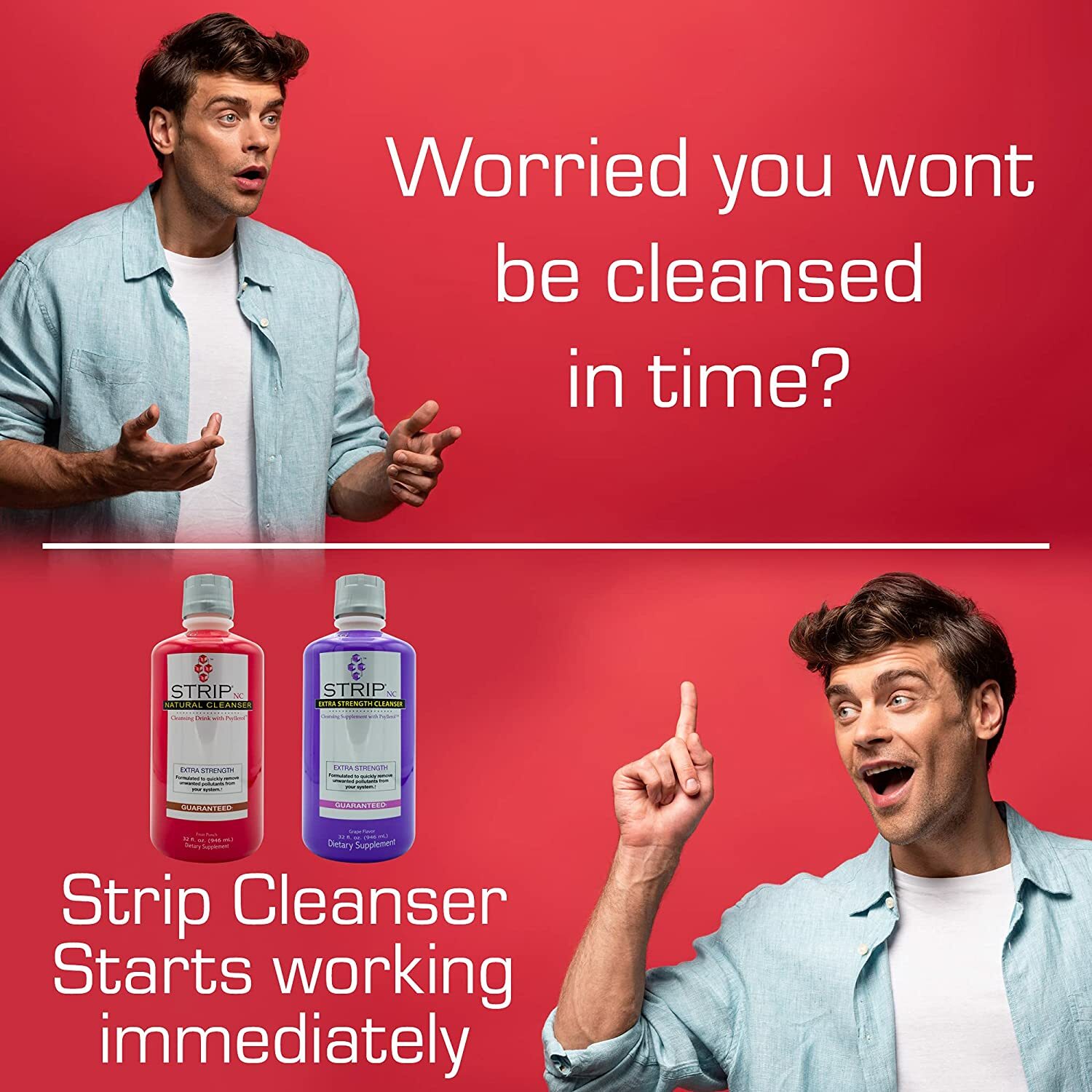 Strip Natural Cleanser Extra Strength Fruit Punch Flavor 32 oz eBay