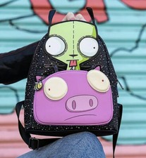 Image of Nickelodeon Loungefly: Invader Zim Gir Pig Doom Mini Backpack SOLD OUT - NWT