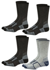 Kirkland Signature Men's Merino Wool Blend Full Cushion Socks, 4 Pairs