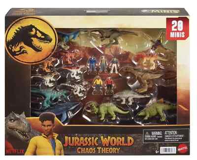 Jurassic World Chaos Theory Mini Figuren 20 er Set Dinos Dinosaurier NEU & OVP