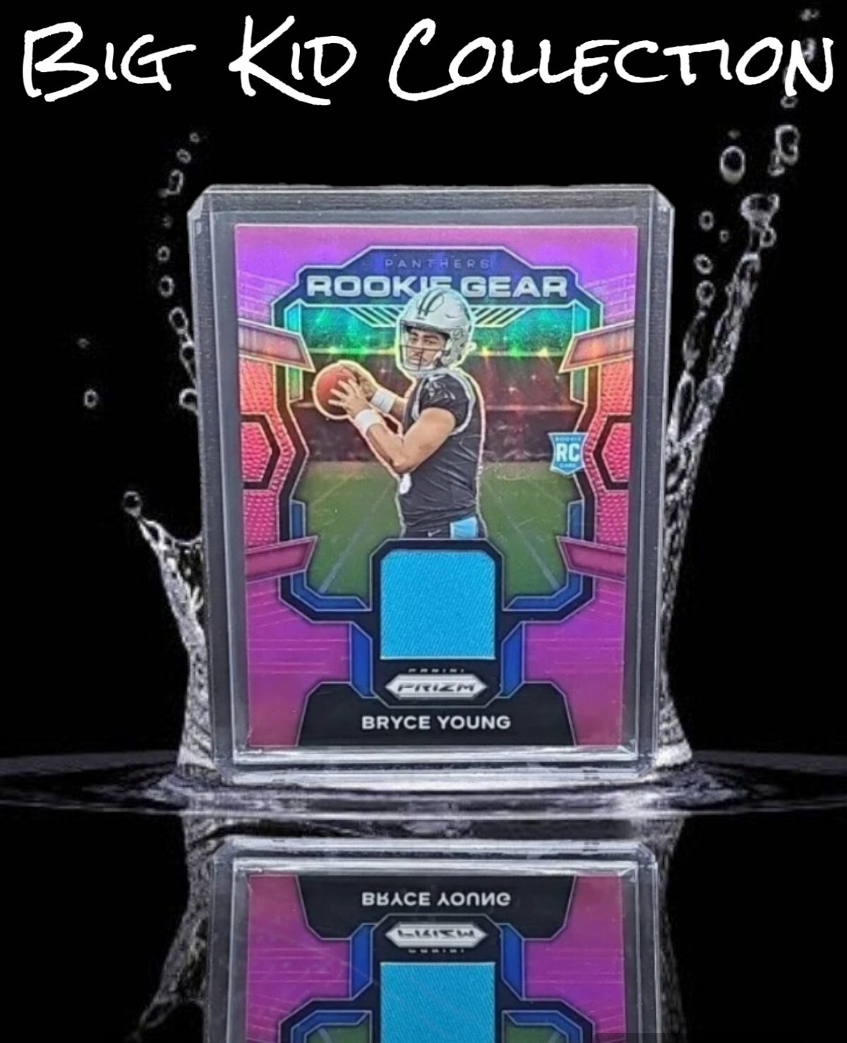 2023 Prizm Bryce Young Rc Rookie Gear Relic Pink Prizm #RG-BY