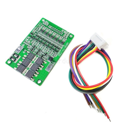 7S 15A 29.4V 18650 BMS Lithium Battery Charging Protection Board With Balance