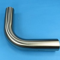Edelstahl Anschweiß Bogen Ø 42,4 Mm GeläNder Handlauf Rohrbogen 90° Lang K240