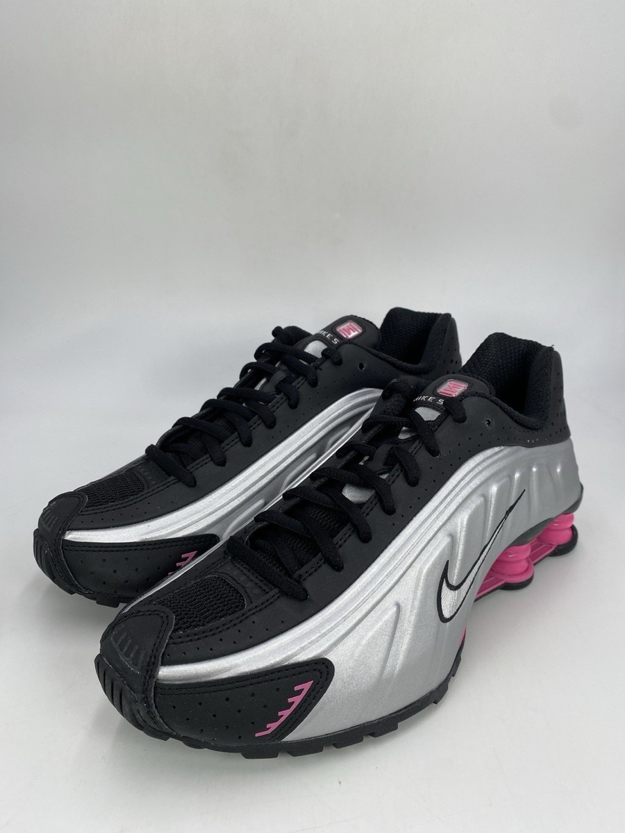 Nike Shox R4 Black Metallic Silver (AR3565 012) Women's Size 9 | eBay