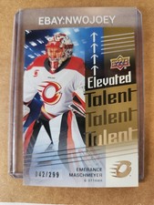 NEW EMERANCE MASCHMEYER 2024-25 PWHL 2nd EDITION ET-4 ELEVATED TALENT GOLD /299