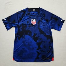 Nike Dri-FIT USA 2022/23 Stadium Away USMNT Soccer Jersey Men's Size L Tie Dye