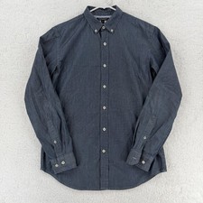 Banana Republic Shirt Mens Medium Blue Soft Wash Slim Fit Button Down Casual