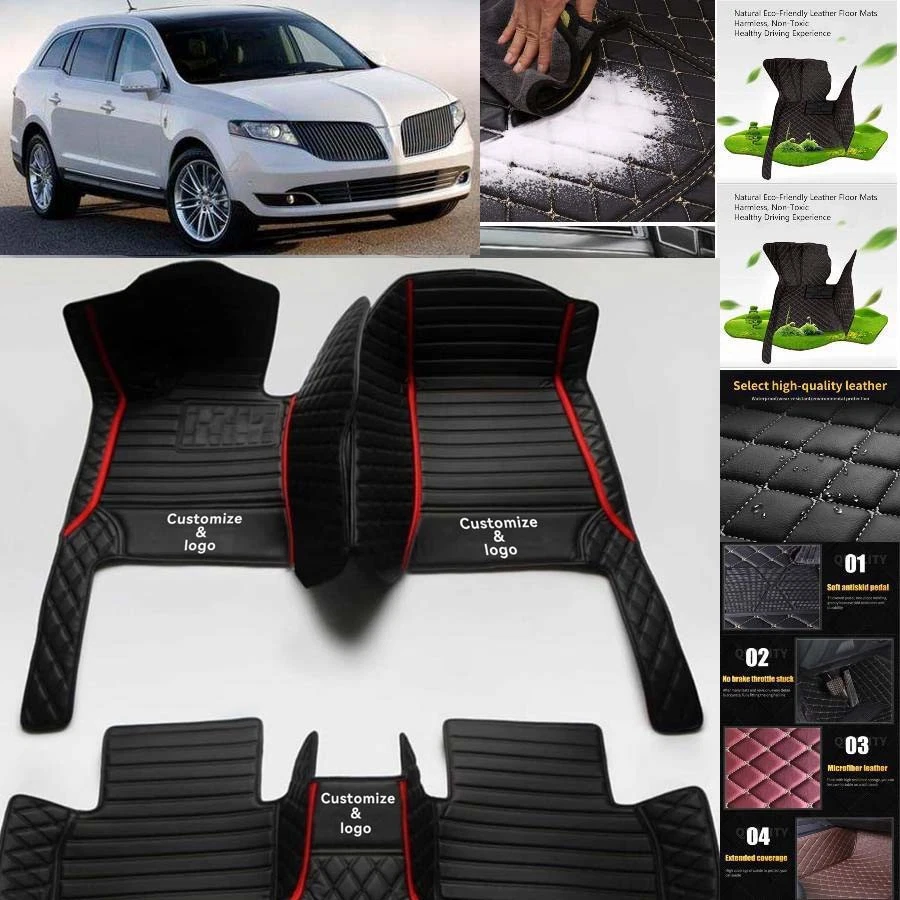 For Lincoln MKT Car Floor Mats Luxury Waterproof Liners Carpets Cargo Custom Foto 2 de 4