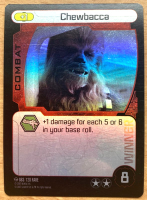 TCS 3392 Star Wars Pocketmodel Chewbacca Foil