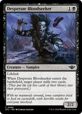 MTG  Desperate Bloodseeker [Outlaws of Thunder Junction]