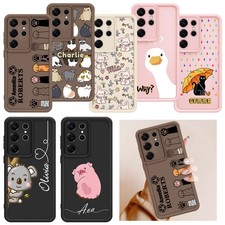 Customized Funny Animal Cover For Samsung S26/S25/S24 Ultra/S23/A17/A16 TPU Case