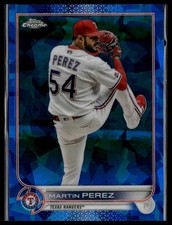 2022 Topps Chrome Update Sapphire Edition #US131 Martin Perez Texas Rangers