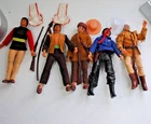 MEGO VINTAGE 8 inch ACTION  figures WESTERN SUPER HEROES     rare  set of  5   !