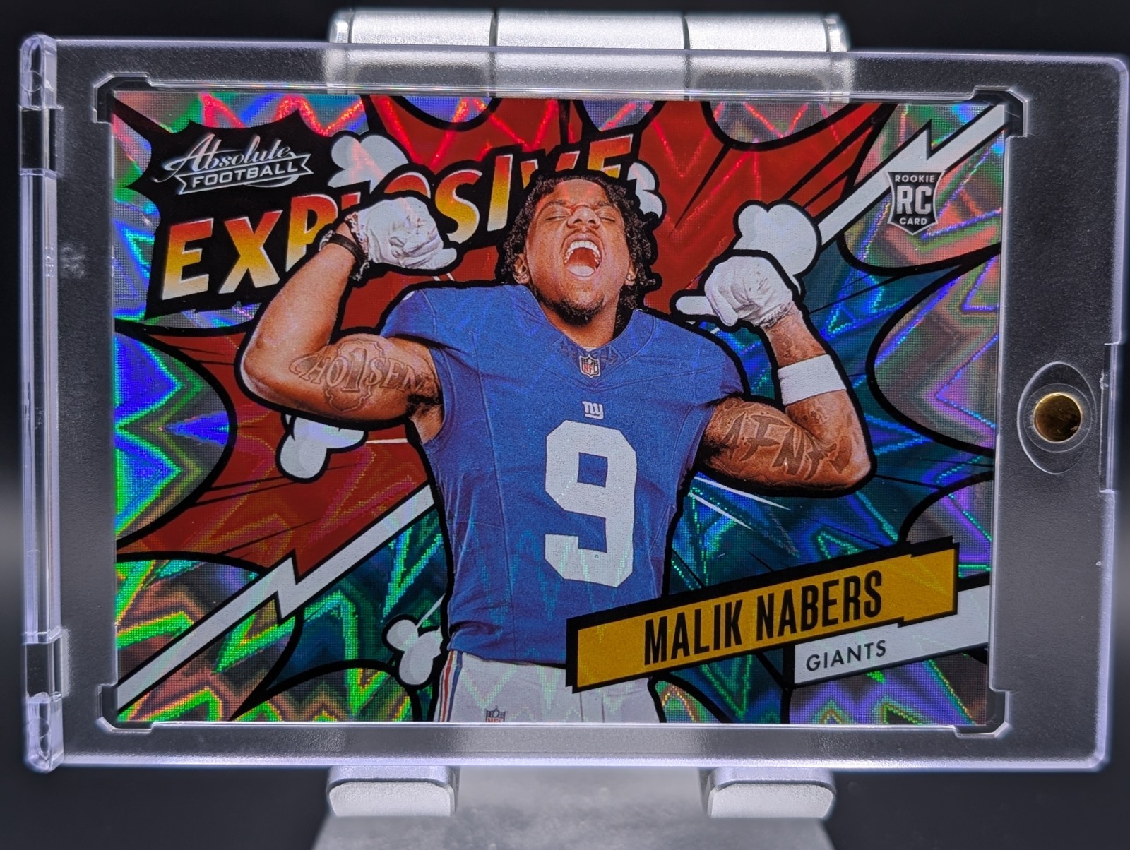 2024 Panini Absolute - Explosive Malik Nabers #EX-MNS (RC)