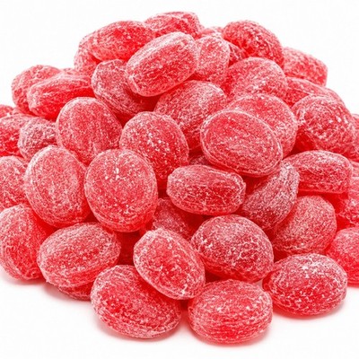 Claeys Cherry Hard Candy 2 lb Bag Sanded Cherry Drops Old Fashioned Candy
