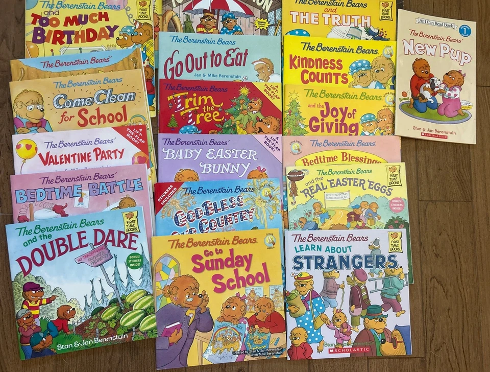 35 Berenstain Bears BOOK lot Stan & Jan Mike PB First Time Children I Can Read - Image 2 of 4