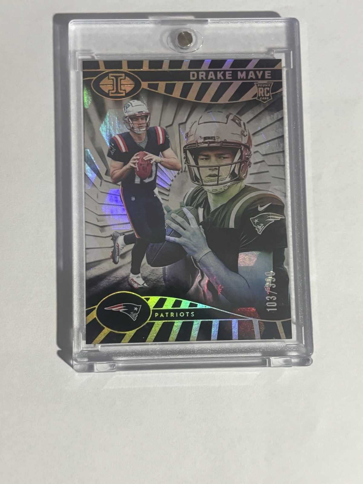 2024 Panini Illusions - Drake Maye #59 Trophy Collection Cubic /399 (RC) 🔥 PATS