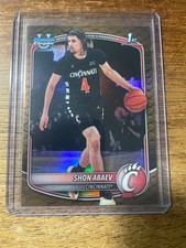 SHON ABAEV 2025-26 Bowman Basketball #BCP-19 1st Chrome Reptilian Refractor
