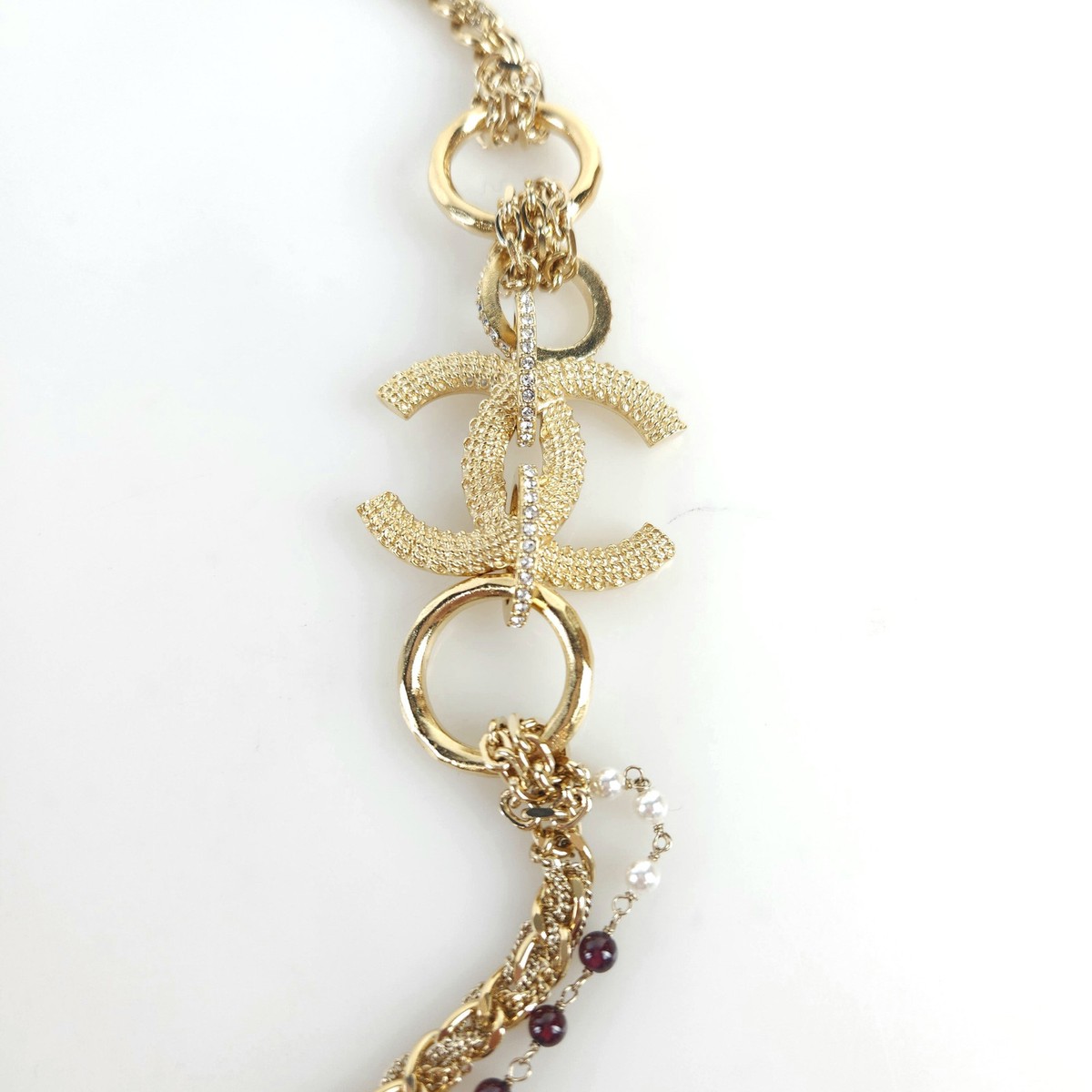 ✨カナリ19✨ CHANEL Long Necklace Cruise Chain 8539 SKU 125650535 | eBay