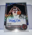 Mikel Brown Jr 2025 Bowman Chrome #CPA-MBJ Diamond Refractor Auto 1st RC /100