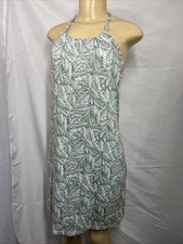 Eddie Bauer Harmony Sleeveless Stretch Knit Travel Dress Green Leaf  Zs S/CH