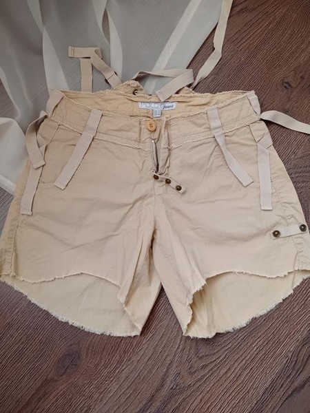 Women Polo Jeans Shorts Beige 36 / S / 44