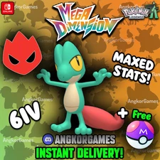 ✨ Shiny 6IV Treecko ✨ Alpha ✨ MAXED STATS ✨Mega Dimensions✨ Pokemon Legends ZA