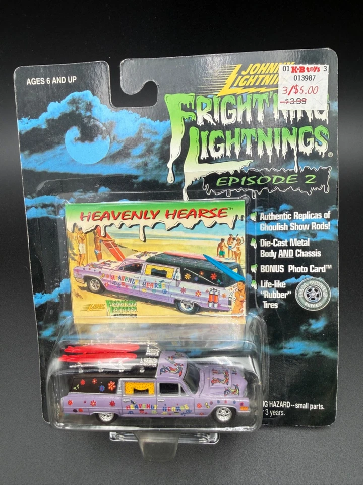 Johnny Lightning 1:64 Die-cast 1999 Frightning Lightnings episodio 2 juego de 6 TK Foto 3 de 4
