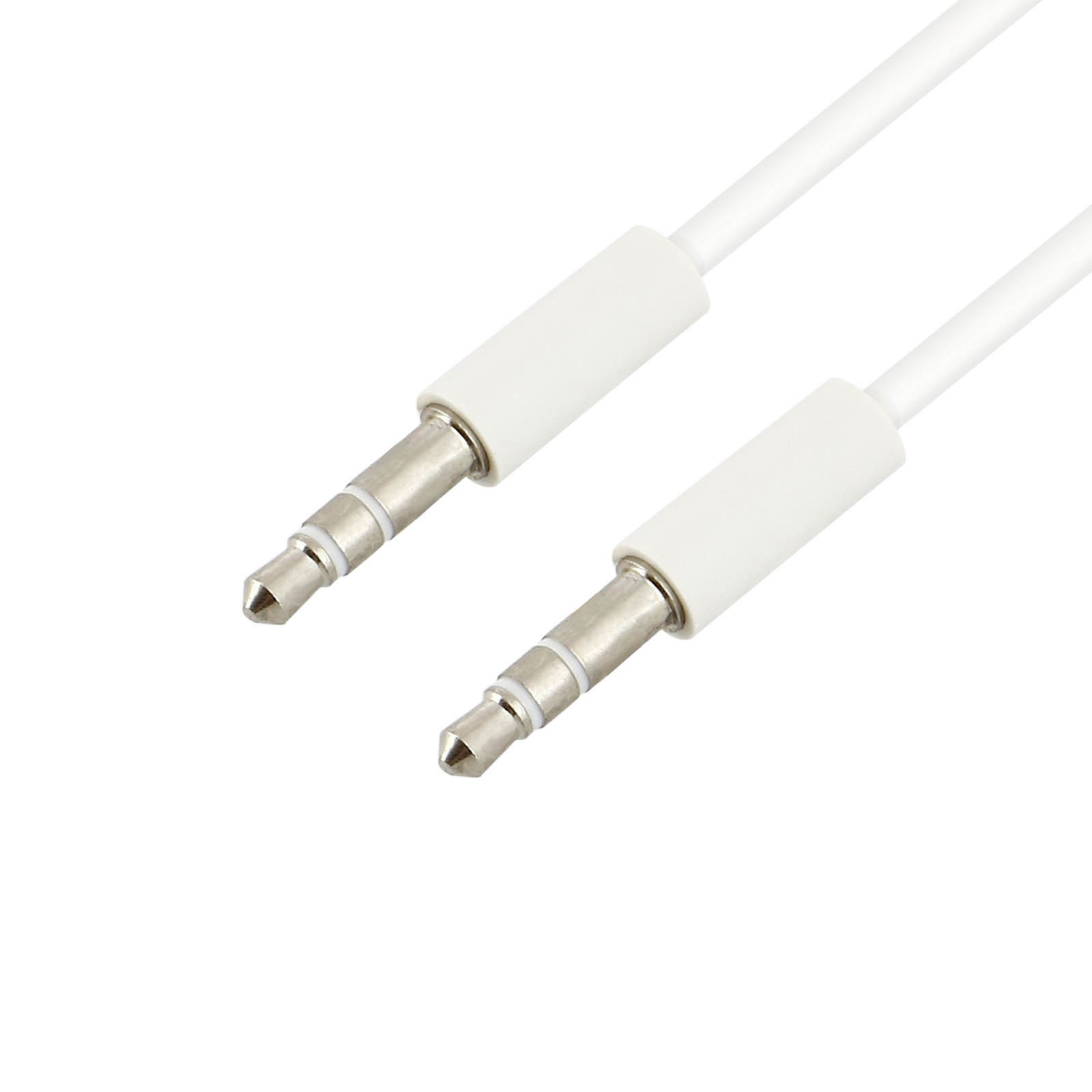 Câble auxiliaire jack 3.5mm de 1m idéal pour autoradio et voiture