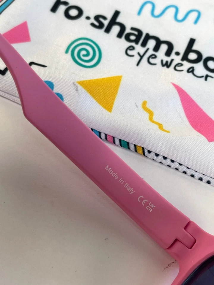 Roshambo Eyewear R-Baby Light Pink Sunglasses 40-16-100 - Image 4 of 4