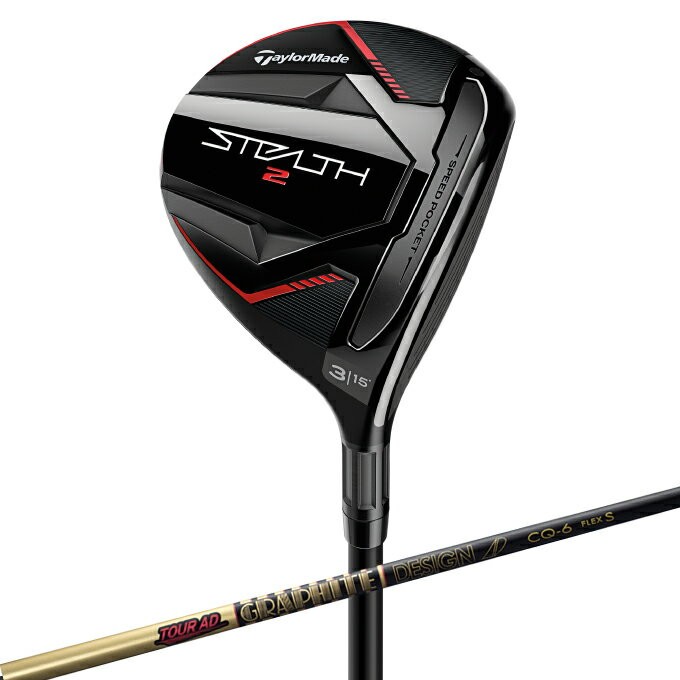 ま*様 TaylorMade Stealth2 5W 18° tour AD C Taylormade STEALTH2 FairwayWood 5W RH Tour AD CQ-6 graphite