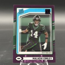 2024 Donruss Clearly - Malachi Corley Purple Prizm /75 (RC) #73