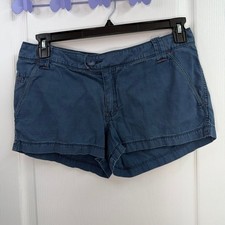 Vintage Mossimo blue y2k khaki chino short lowest rise pocket shorts 100 cotton