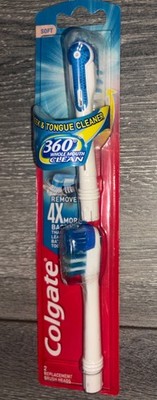 New Colgate 360 Degree Whole Mouth Clean Brush Head Soft Toothbrush Replacement