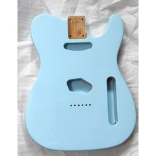 2 Pieces Telecaster Style Sonic Blue Varnish Alder Body