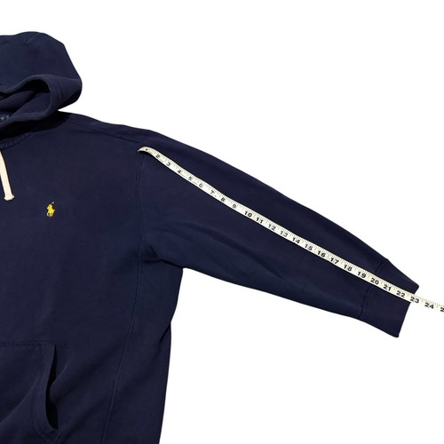 Polo Ralph Lauren Waffle Knit Hoodie Full Zip Navy Blue Men’s Size 3XB - Picture 5 of 6