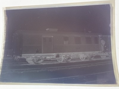European Locomotive Loco Carriage Railway Large Negative Ref 10V-15