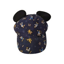 Disney Parks Hat Cap Mickey Mouse Ears Baseball Kids Boys 50th Anniversary Logo