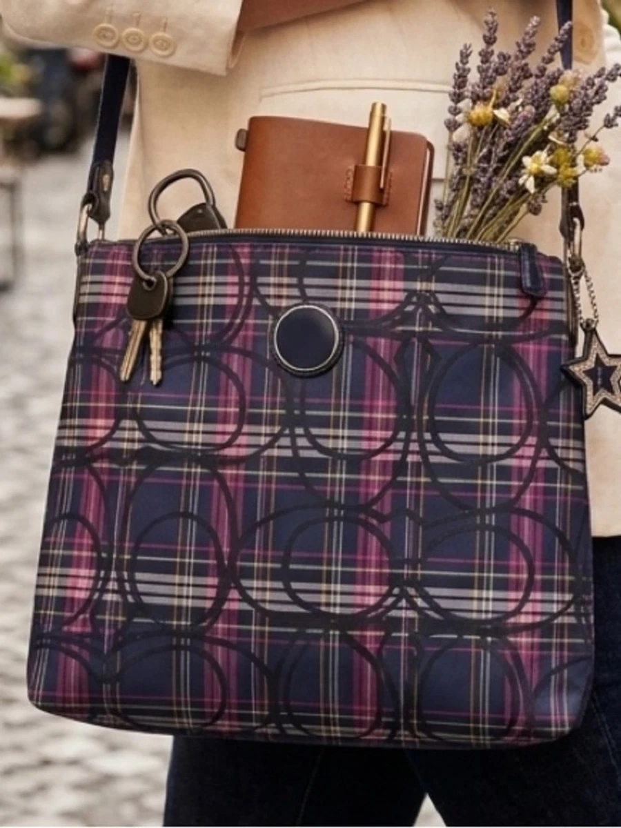 Coach Plaid Bags & Handbags for Women for sale | eBay