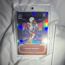 Panini 2024 Donruss Optic Football Uptowns Xavier Worthy RC #7 Chiefs