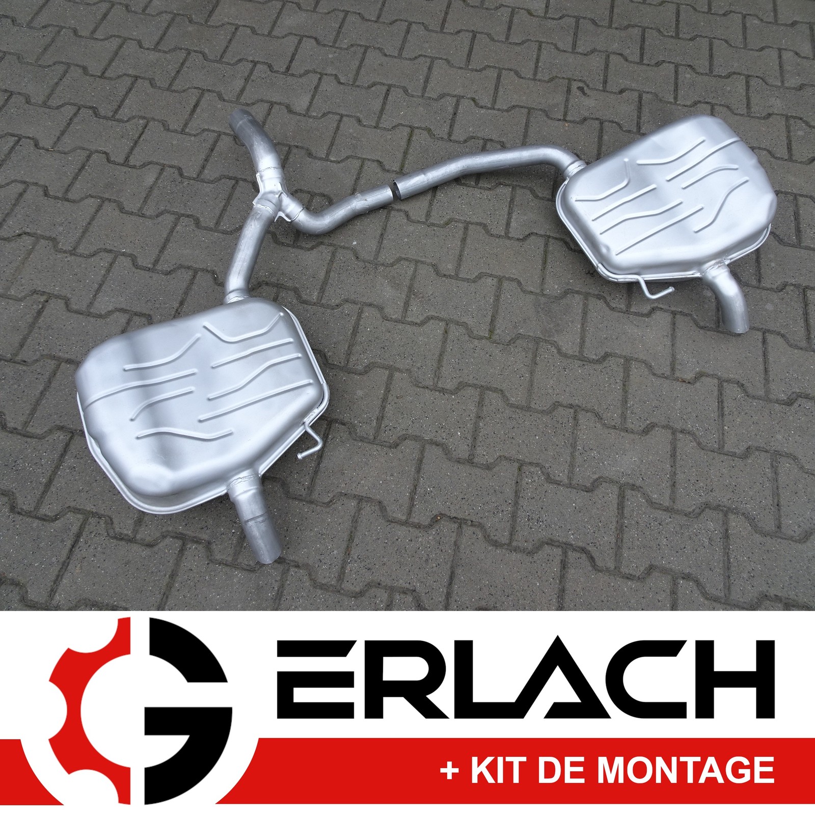 Echappement silencieux pour Volvo S80 V70 2.5 T référence 9137 châssis standard