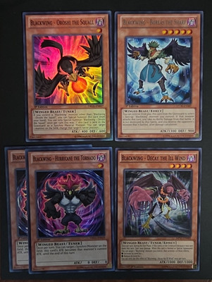 Blackwing 15 Card Set Shura Elphin Bora RGBT Duelist Pack Collection Tin Limited