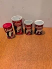 Calumet Baking Powder Tin Lot of 4 Vintage Tins Advertising
