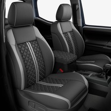 Custom Seat Covers for Tacoma 2016-2023 3rd Gen Double Cab SR5/TRD Off-Road/S...