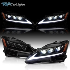 VLAND LED Projector Headlights For 2006-2013 Lexus IS 250 IS350 ISF w/LED DRL